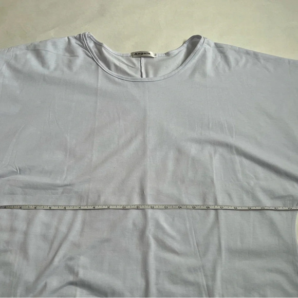 ANGELA Womens Sz Medium Solid Basic Dolman Short Sleeve Top NWOT - Picture 6 of 7